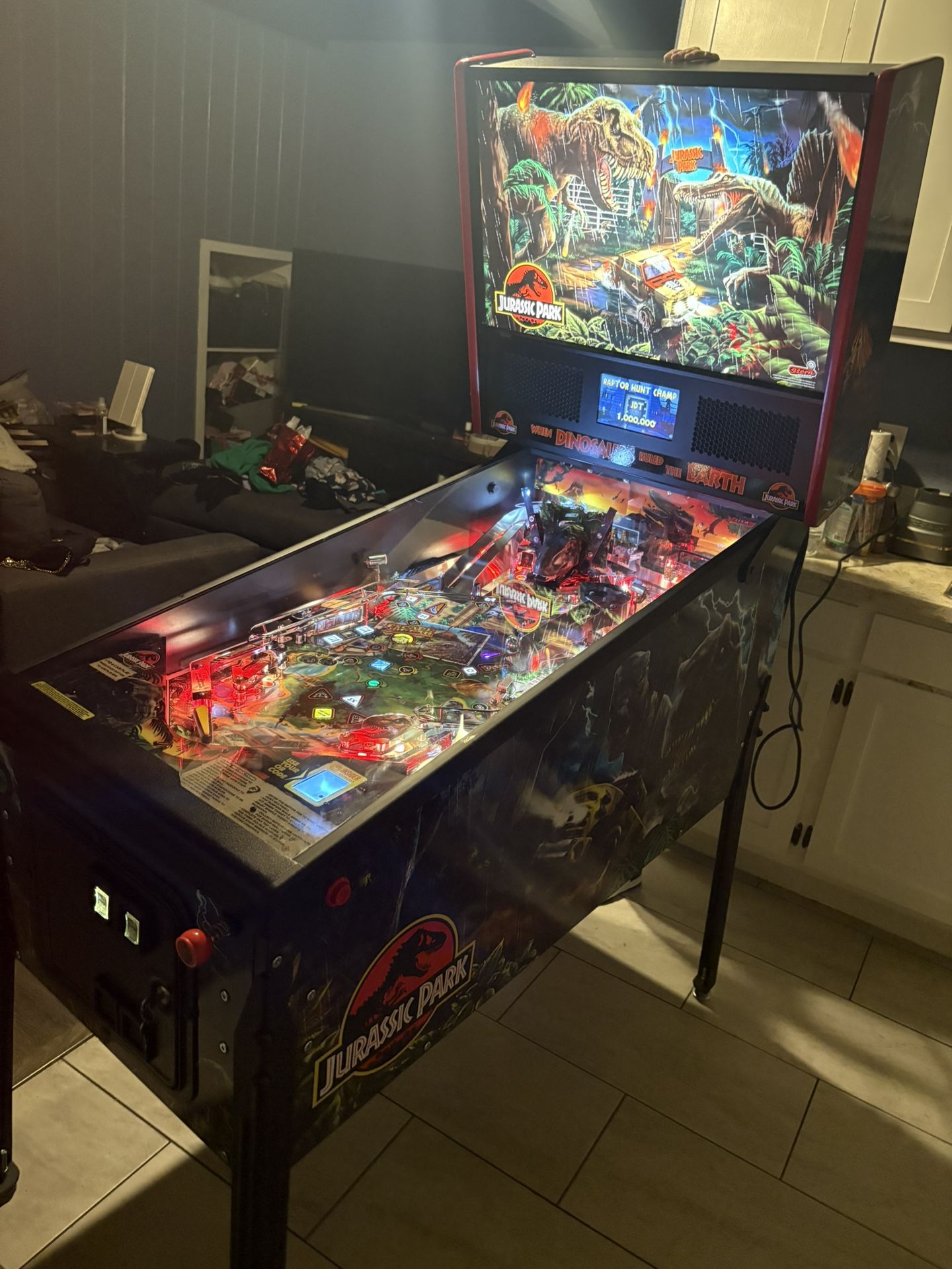 Stern Jurassic Park Pinball Machine (Home Edition) Iconic Arcade Jurassic Park Classic
