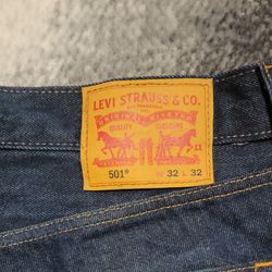 Levis Original Regular 501s Blue Jeans 32 X 32