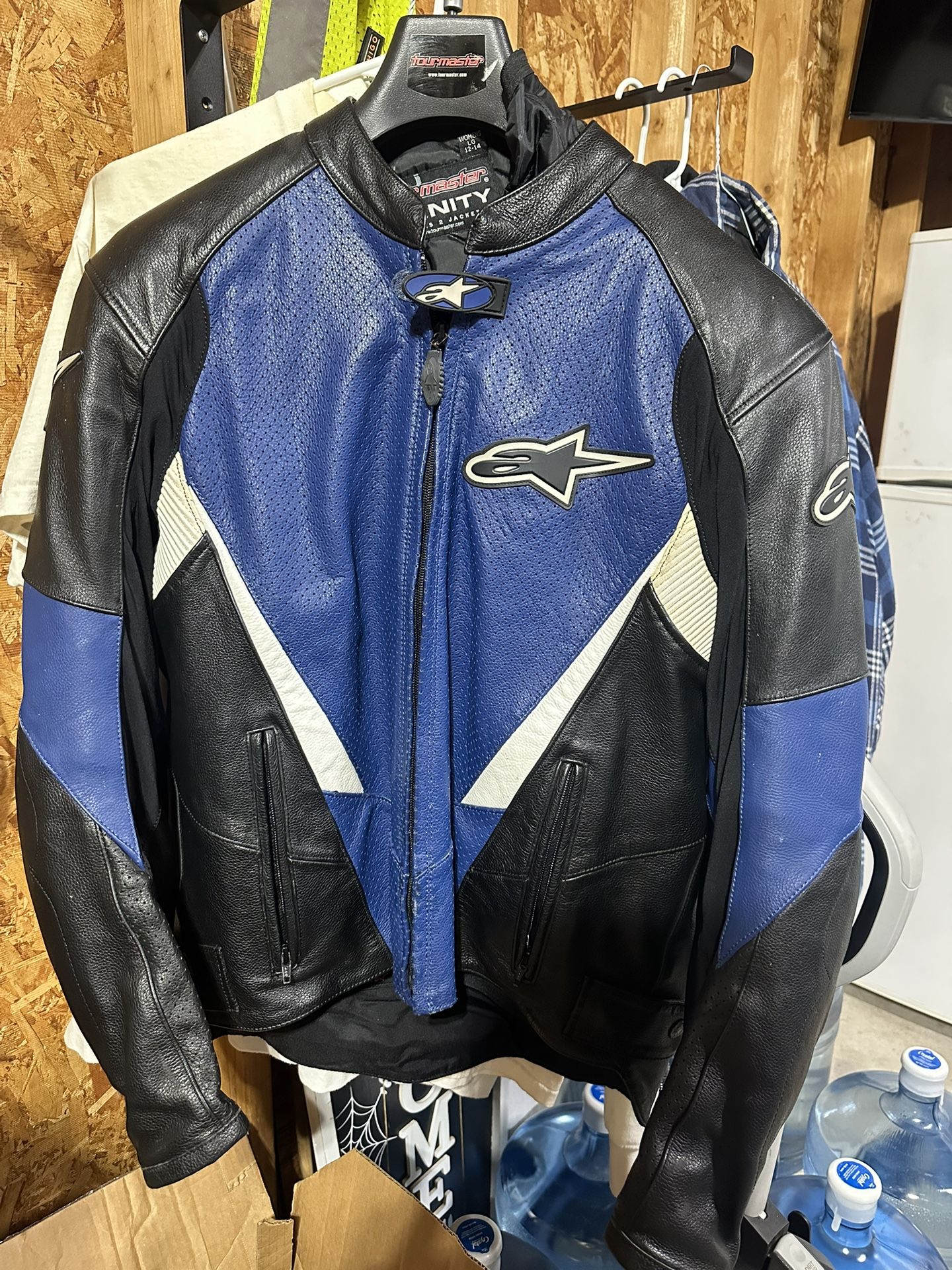 ALPINESTARS Leather Motorcycle Jacket