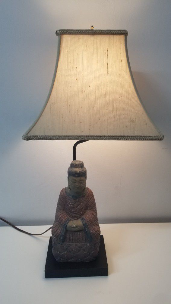 Vintage Buddha Table Lamp ( Heavy )
