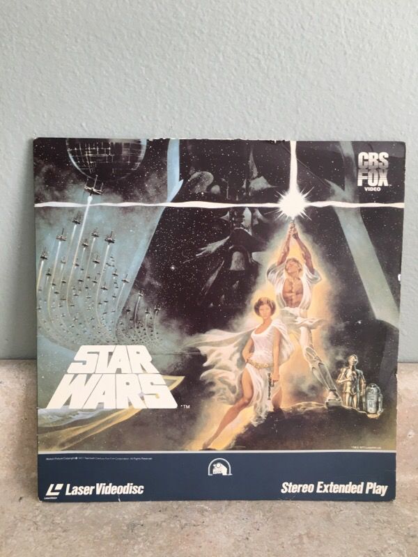 Star Wars 1977 Laser Videodisc