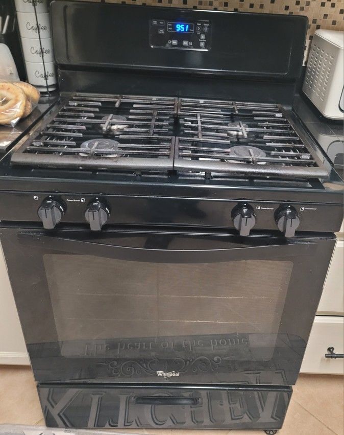 Whirlpool All BLACK Appliances