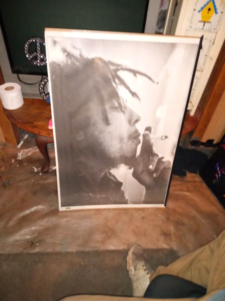 Bob Marley's Poster.Made In Fngland