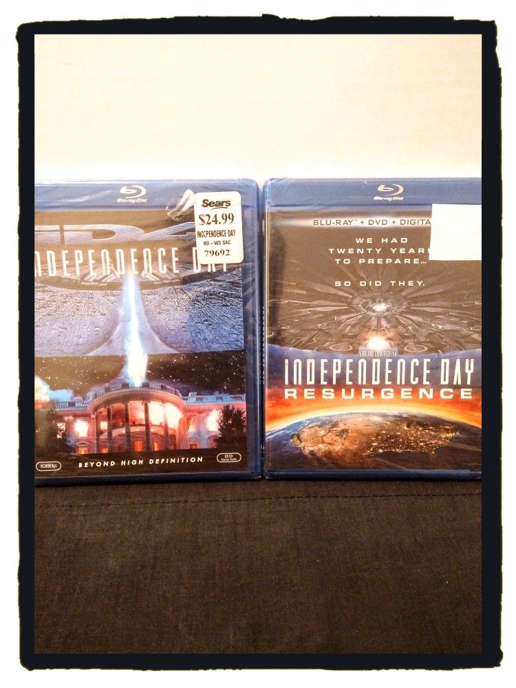 'Independence Day & Independence Day - Resurgence' Blu-Ray *NEW*