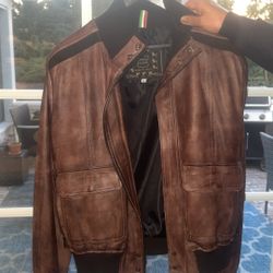 Leather Jacket Made In Italy