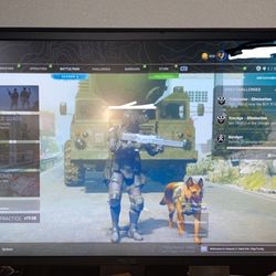 Ausu Gaming Monitor With PS4 Controller And Wireless Headphones !! 