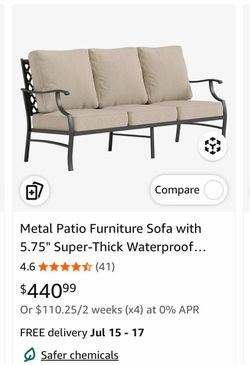 New outdoor sofa