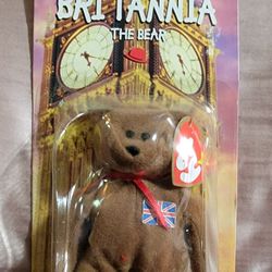 Retired Beanie Baby Britannia With Errors