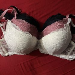 3 Pair 34A size push up bra