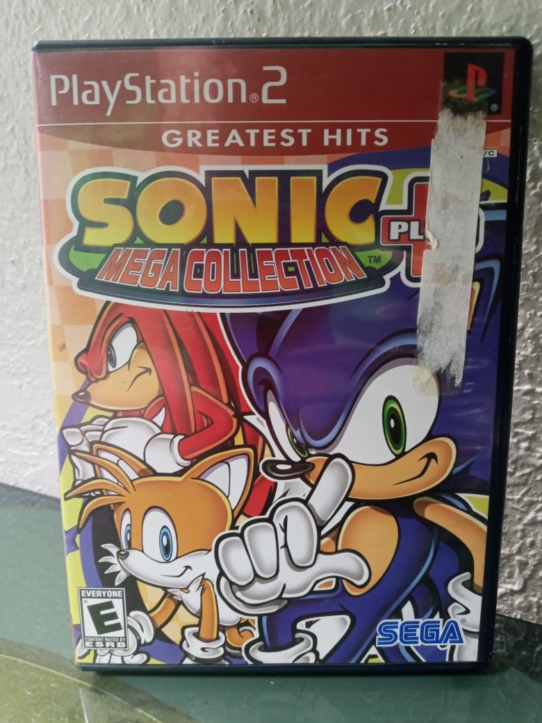 Sonic Mega Collection Plus Greatest Hits For Playstation 2