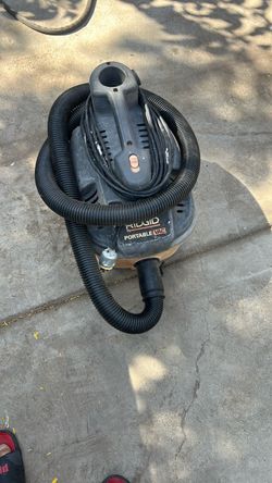 Ridgid portable vac