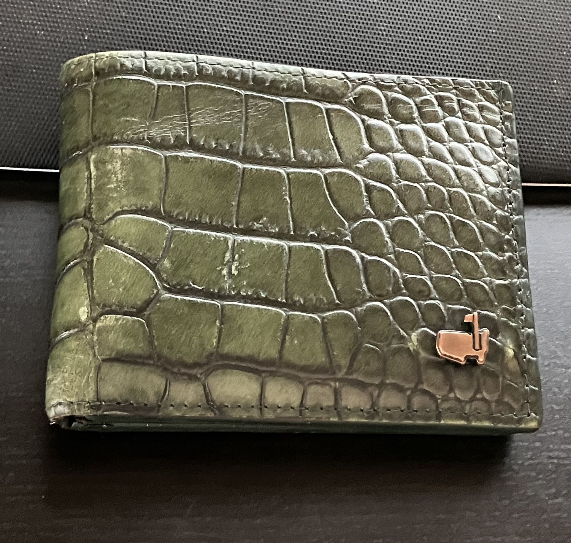 Golf MASTERS Green Leather Wallet