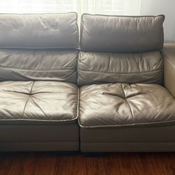 Used Sofa With Built In Speaker (On The Middle Glass Piece)