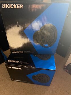 Kicker CompVX CVX10 600W Subwoofers – Pair