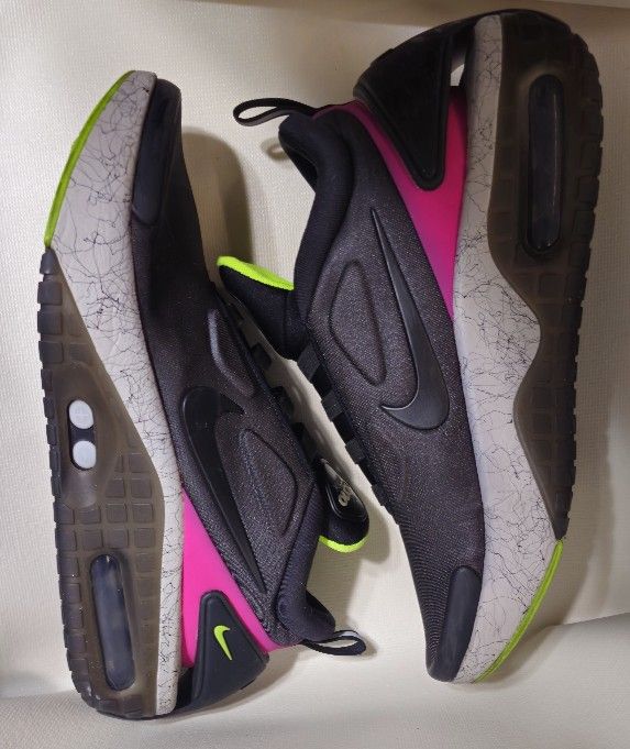 Nike Adapt Auto Max Black Fireberry CZ6804 001 US12 w/Charger & Box