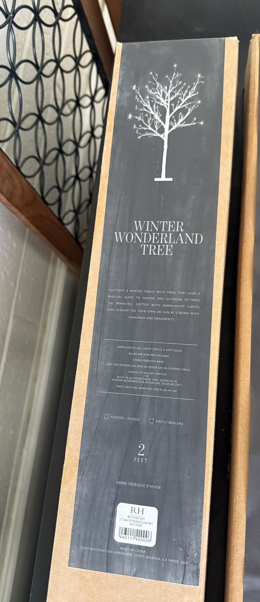 Winter Wonderland Tree 2’ (ornaments Not Included)