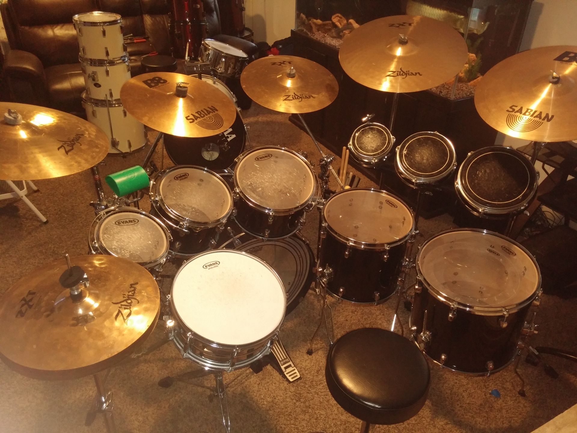 10 piece ddrum drum set for Sale in Aurora, CO OfferUp