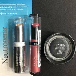 Bundle 3 Concealer Lipstick Cream Eyeshadow.  