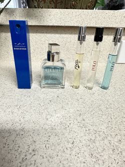 Polo Blue Travel Spray, Calvin Klein Eternity Aqua 1 Ounce, Polo Red Eau de Toilette - 0.34oz, Polo 67 Eau de Toilette - 0.34oz,