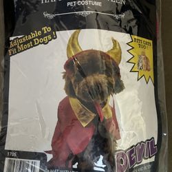 Devil Pet Costume Dog/cat 😈🎃