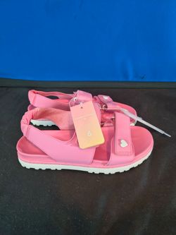 Kids Pink Strappy Stony Clover Sandals (Size 6)