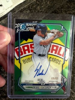 Slater De Brun Bowman Chrome 1st Auto 66/89