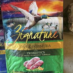 Dog Food Duck Formula  25lbs $50