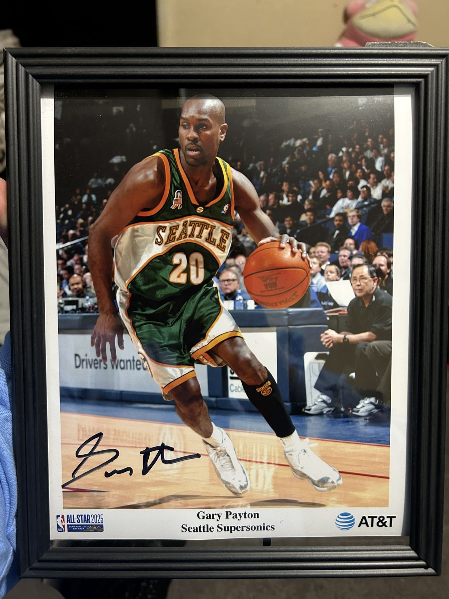 Signed Gary Payton Picture