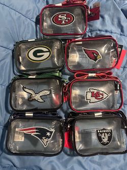 NFL Clear Crossbody bags $35 Each