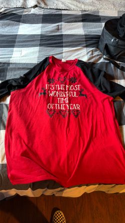 Christmas pajama top 2 available