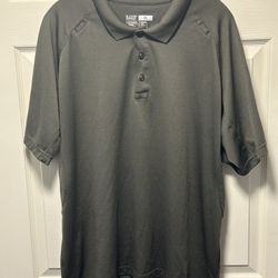 5.11 Tactical Polo Shirt Men's Extra Large Green Paramount Lightweight Logo