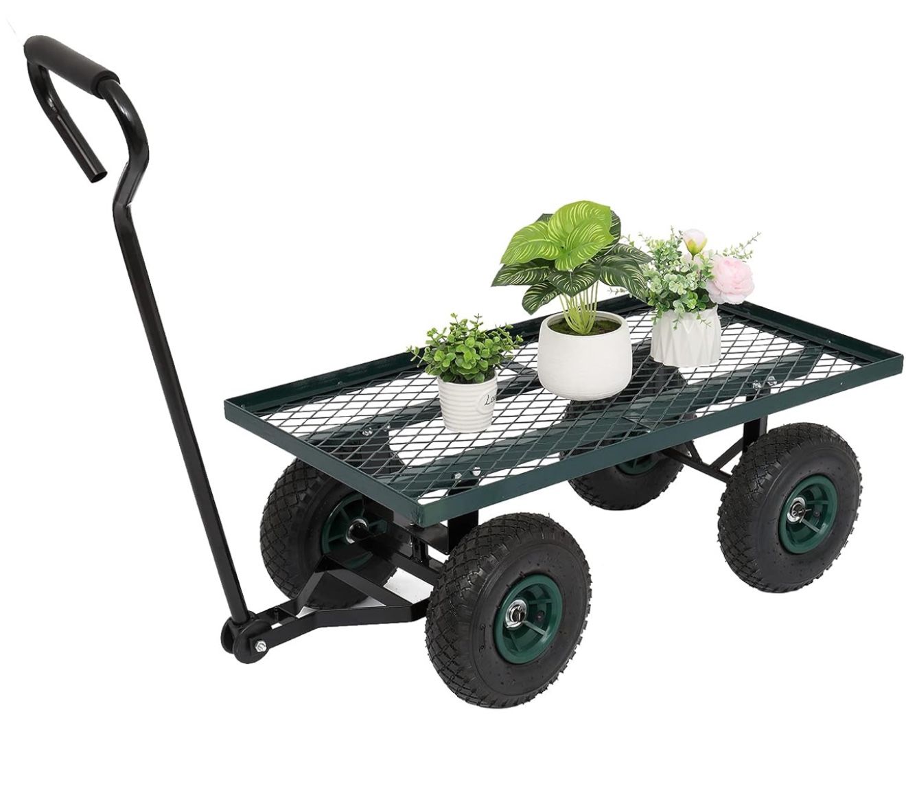 Metal Deck Garden Cart(Jh2271D)