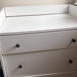 White IKEA Dresser 3 Drawer 