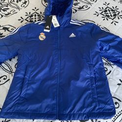 adidas Real Madrid jacket.