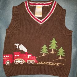 Christmas, Outdoor, Baby Sweater, 3 To 6 Months, Brand New, Gymboree, 100 Percent Cotton, Actual Sewn On Applicaes