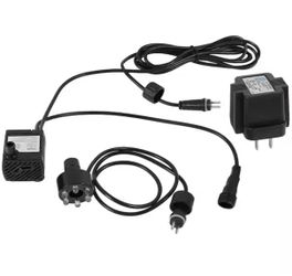40 GPH Electric Submersible Fountain Pump with LED Light