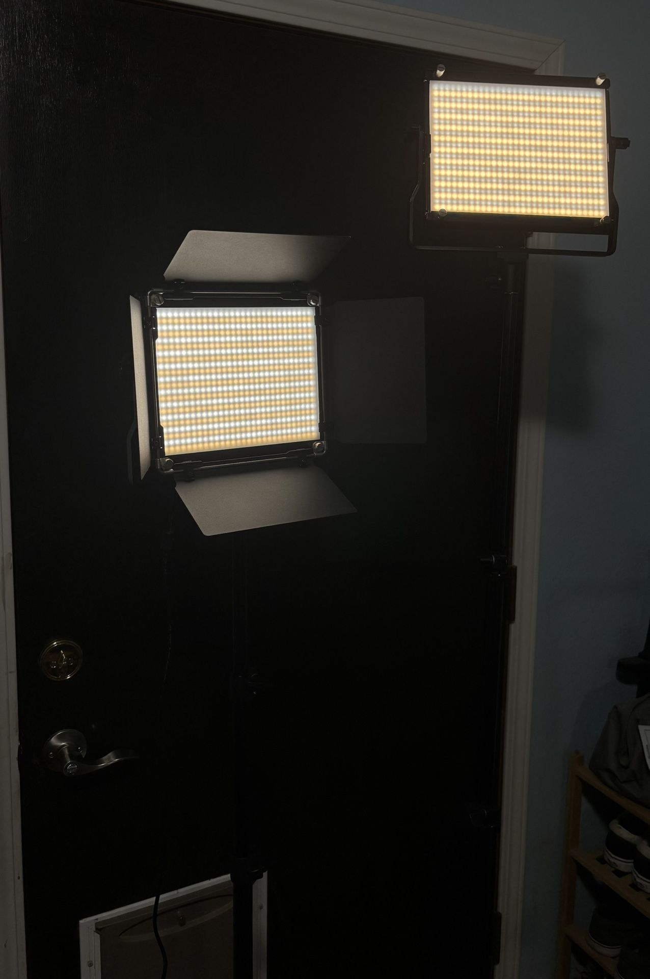 NEEWER 2 Pack NL660 Bi-Color LED Video Light Kit