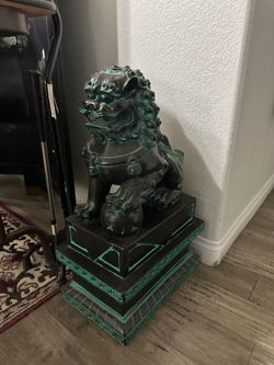 Large Foo Dog Guardian Lion Statue