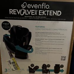 Evenflo Revolver 360 Extend Car Seat Reverse Gray