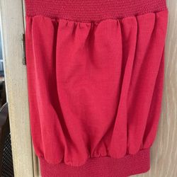 Women’s Red Tube Top One Size 