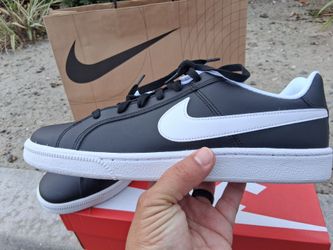 Nike black Leather Urban Shoes