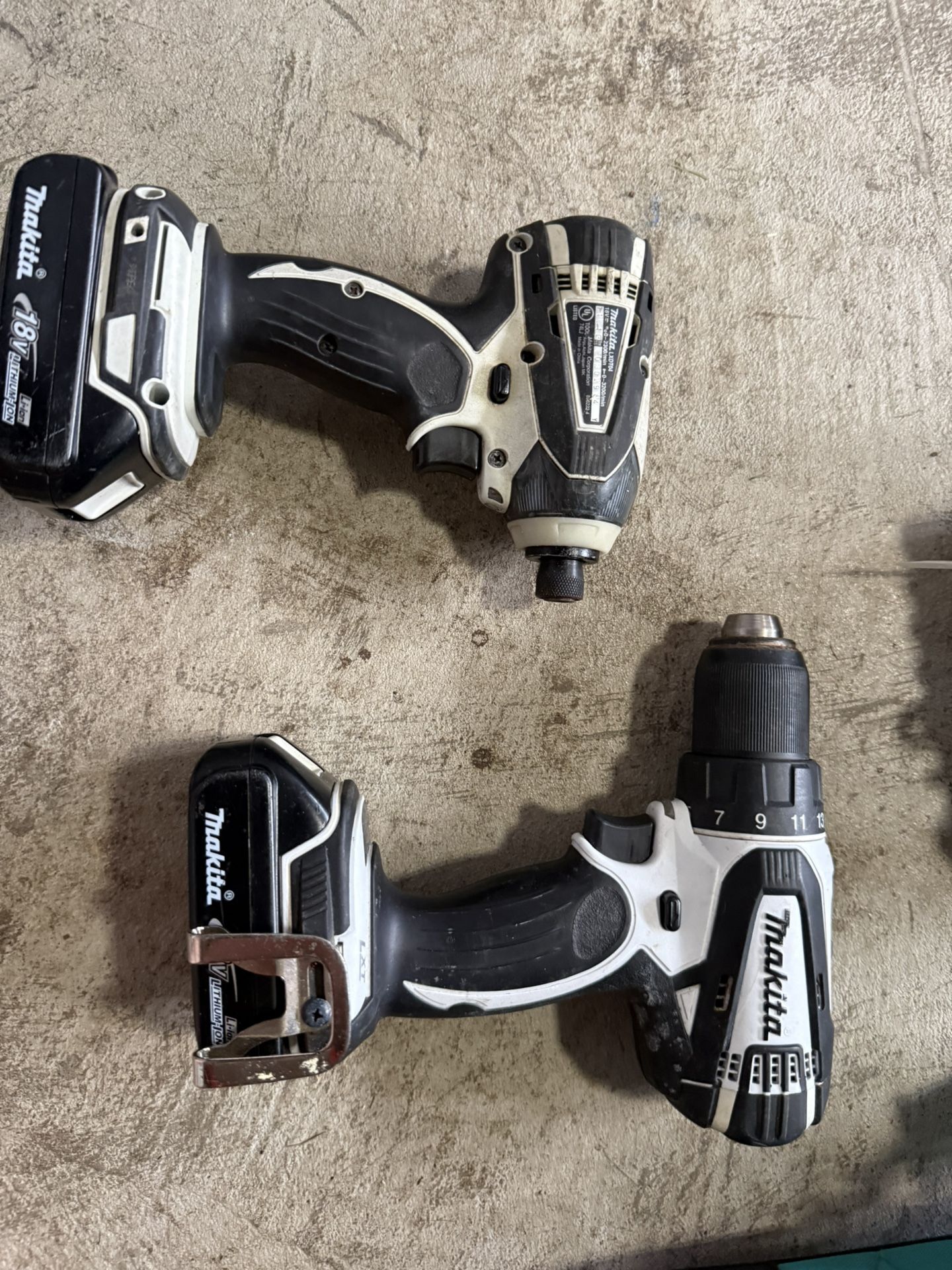 Makita 18v Impact And Driver & Charger