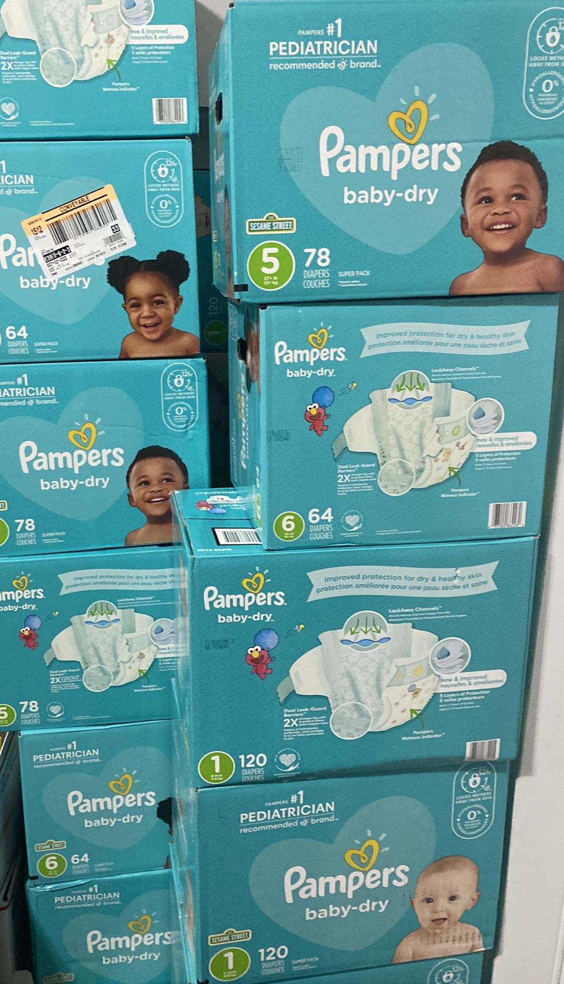 Pampers Baby Dry For Sale 