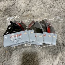 Cat & Jack Kids Reusable Face Masks 5 Packs of 2 Masks Black & Red New