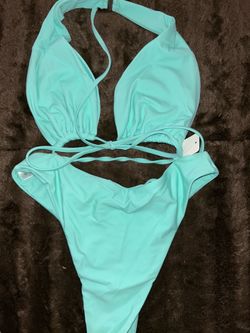 Teal bikini