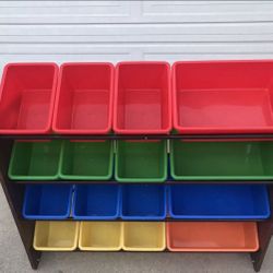 Organizador Grande De Plástico De Colores