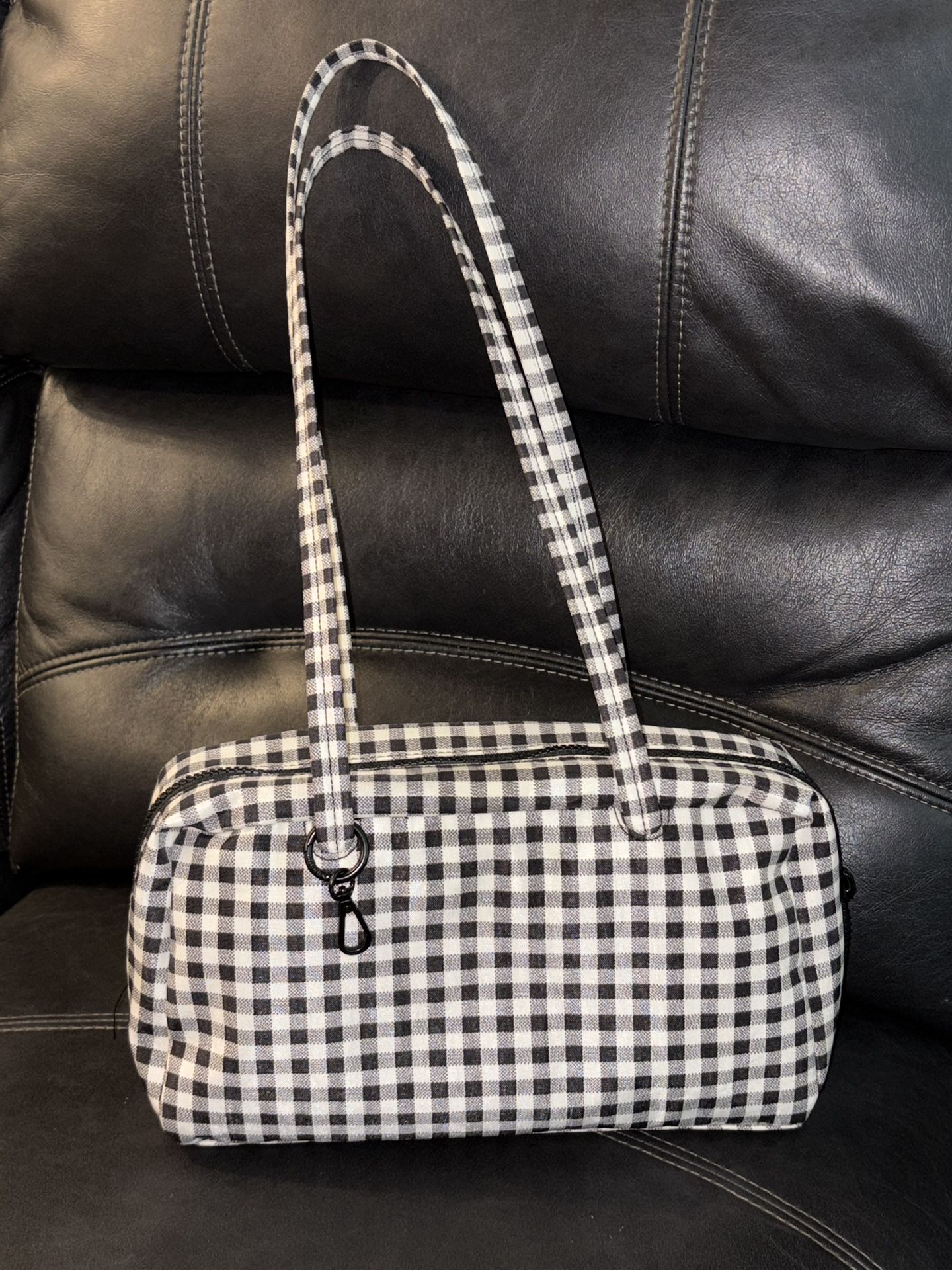 Baggu Bowler Gingham Bag