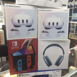 Oculus Meta Quest3 Nintendo Switch Oled New No Credit Needed Pay Down Only
