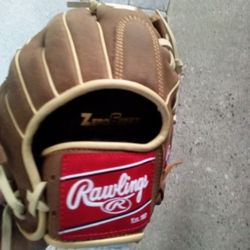 Rawlings Baseball Glove Right Handed Size 11 1/2