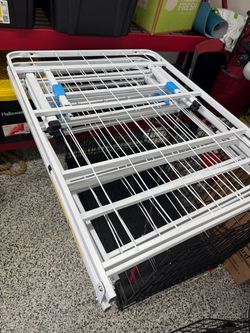 Queen bed frame.
